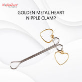Metal  Heart Nipple clamp on Itspleazure
